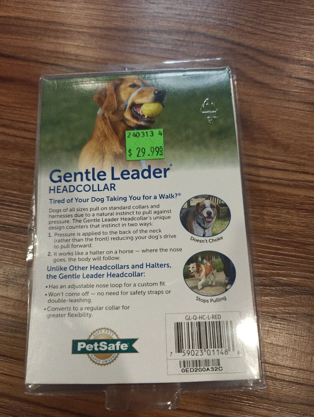 PetSafe Gentle Leader Headcollar — Red (Large)